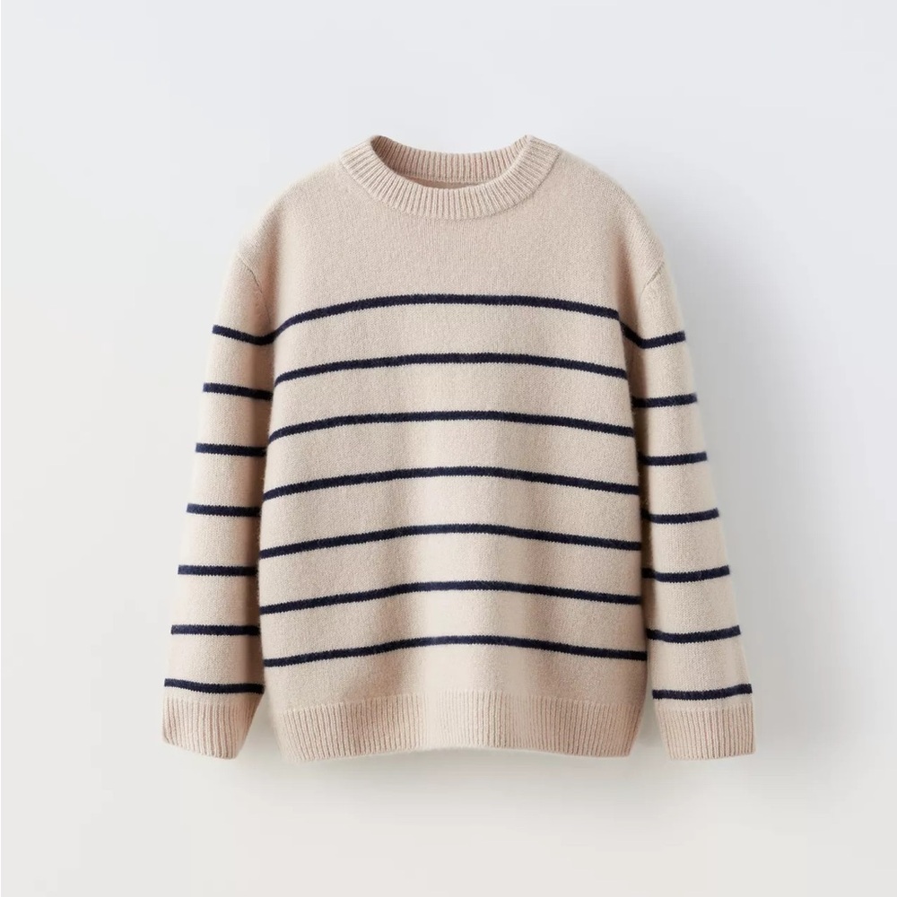 Zara True Neutrals 100% cashmere sweater
